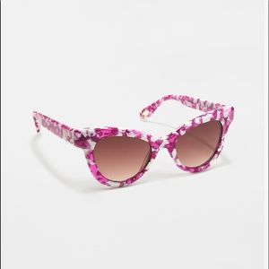 Pink Cat Eye Lele Sadoughi Sunglasses NWOT